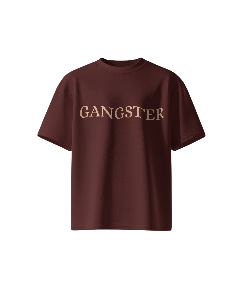 Gangster vibes oversized Tee