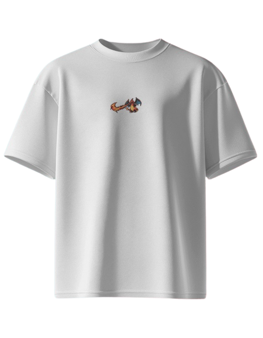 Ember Dragon Tee – White Edition
